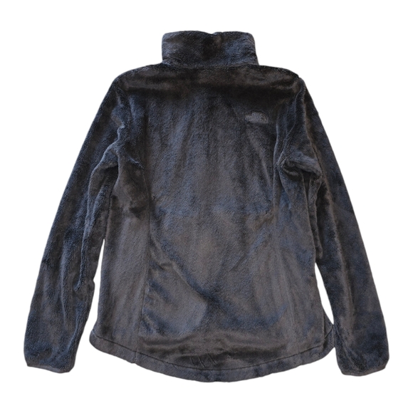 The North Face Black Ostito Fleece Jacket Small Women's Full Zip Teddy Soft - Picture 3 of 6